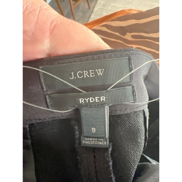 NWOT J.Crew size 8 black Ryder ankle pants - Picture 3 of 4